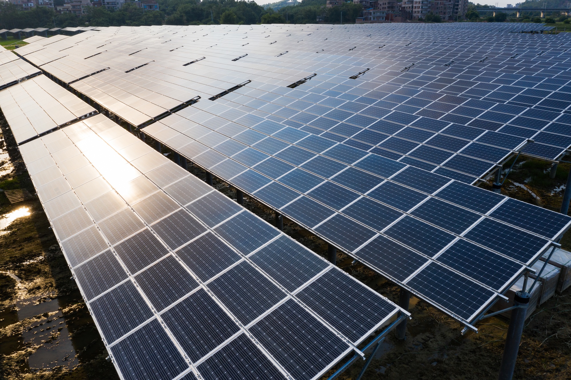 1000 m2 de panneau solaire