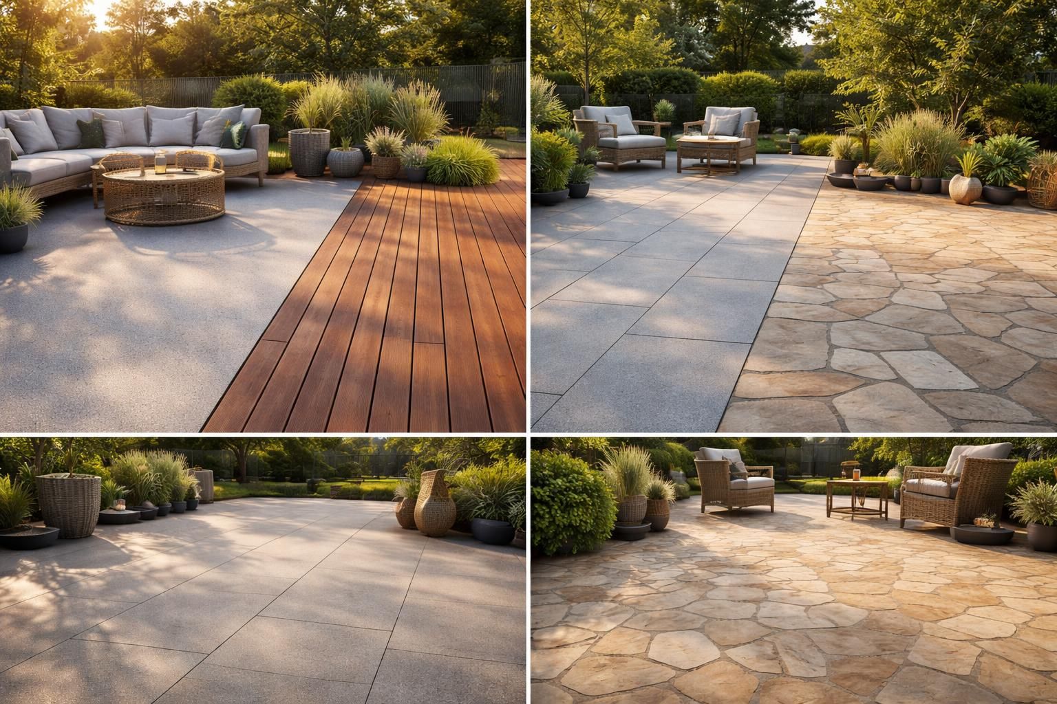 découvrez notre comparatif des prix au m2 pour une terrasse en résine et comparez-les avec d'autres matériaux afin de choisir la meilleure option pour votre projet.