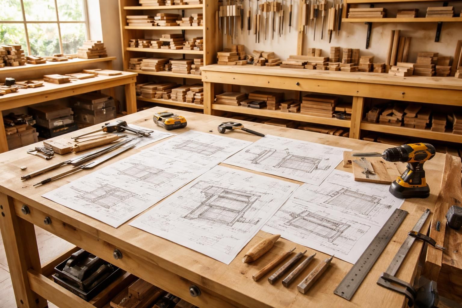 découvrez comment créer vos propres plans de mobilier en bois sur mesure et réalisez des meubles uniques adaptés à votre intérieur.