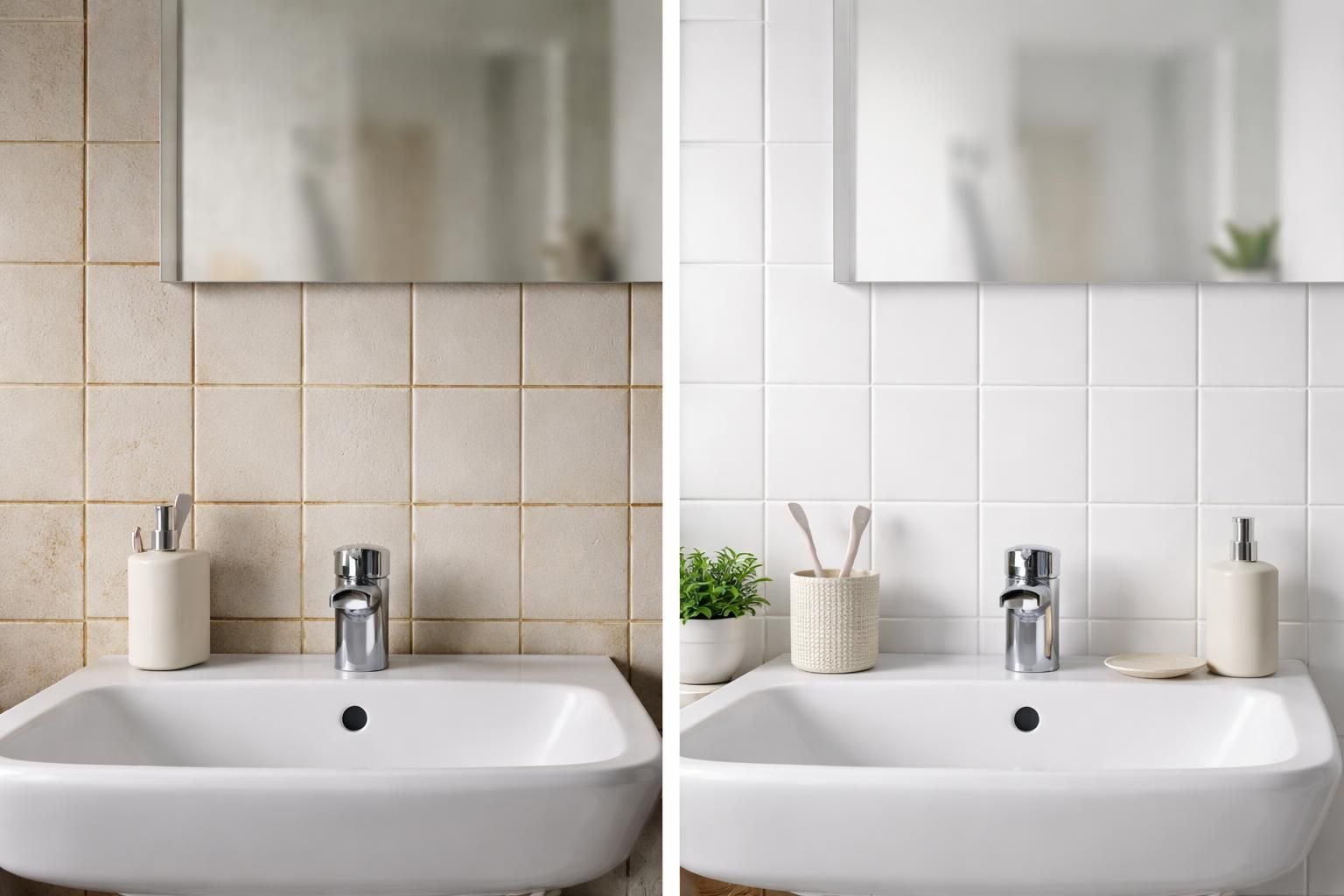 découvrez comment peindre le carrelage de votre salle de bain pour une transformation spectaculaire avant/après, avec des astuces simples et efficaces pour un résultat durable.