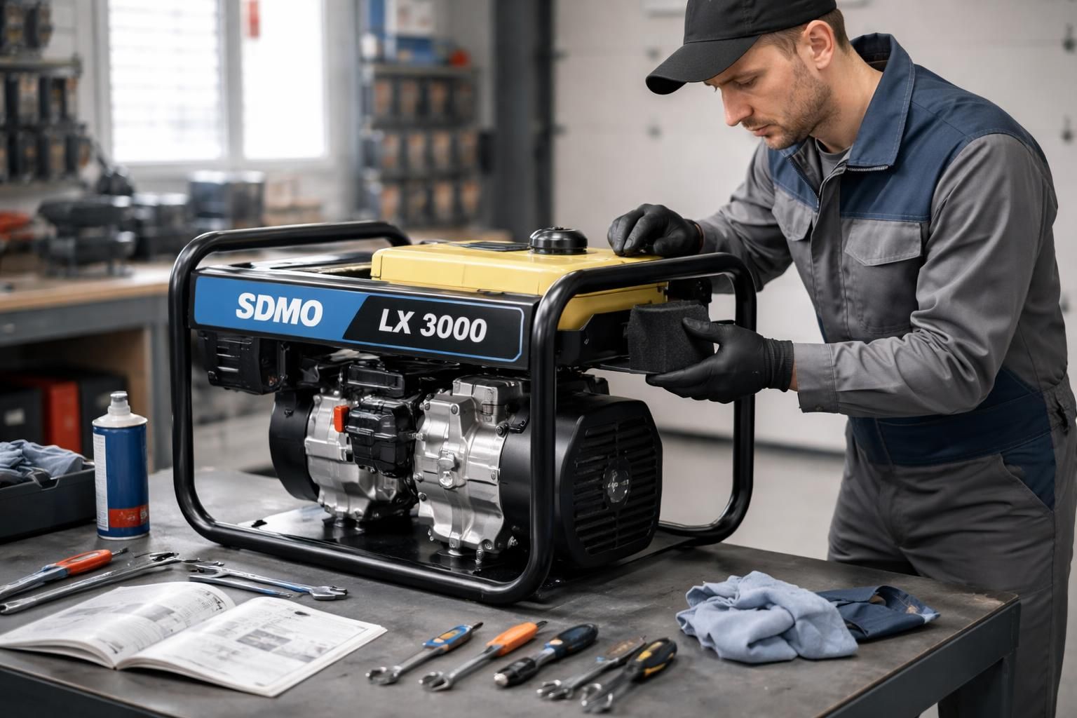 découvrez les points clés de la notice d'utilisation pour l'entretien du générateur sdmo lx 3000 et assurez son bon fonctionnement facilement.