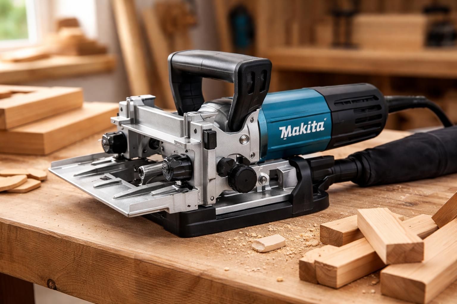 découvrez la lamelleuse makita pj7000j, l'outil incontournable pour réaliser des assemblages de bois solides et précis. parfaite pour les amateurs et professionnels du travail du bois.
