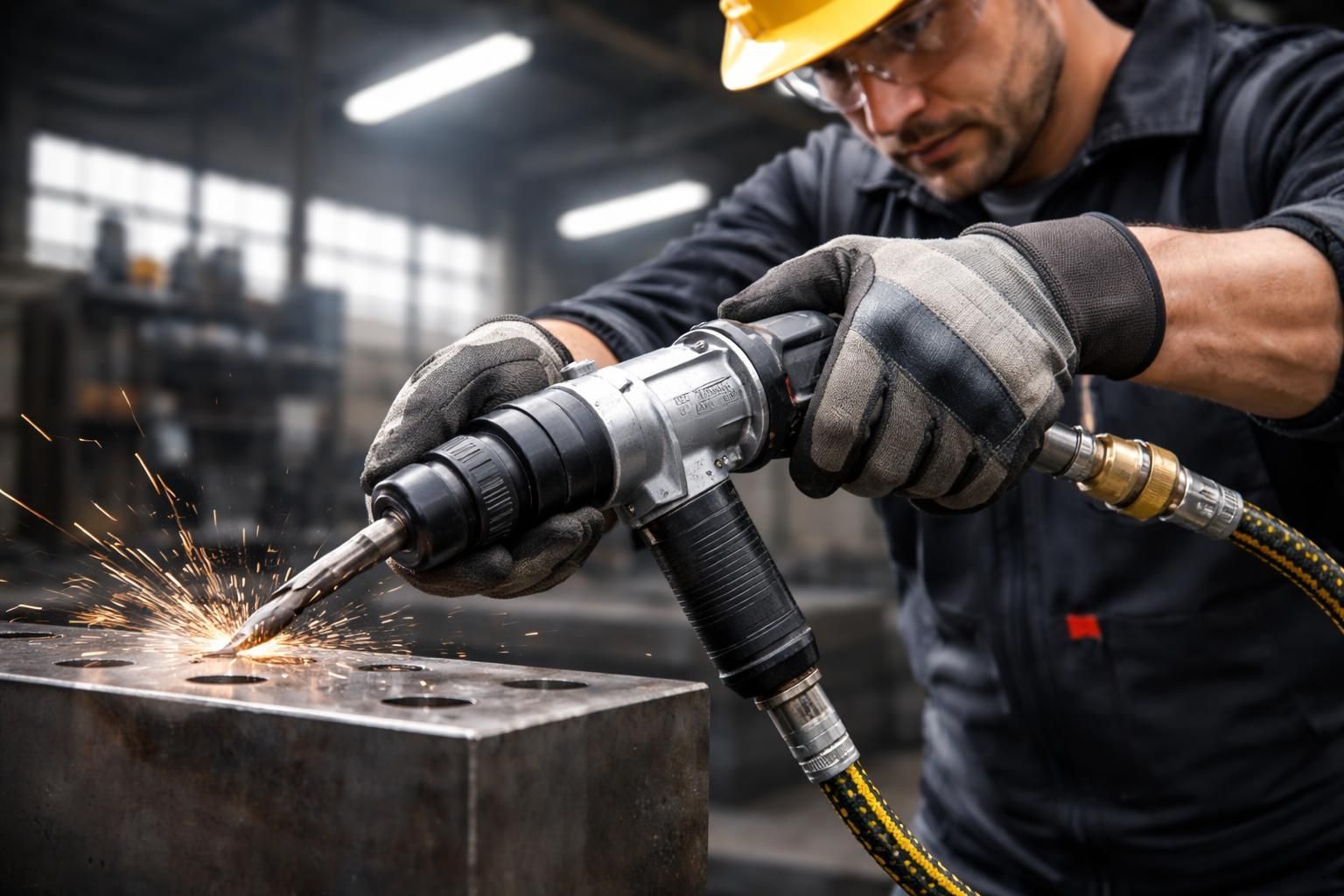 découvrez la perceuse pneumatique, l'outil professionnel idéal pour un perçage précis et sans fatigue. performance et ergonomie au service de vos travaux.