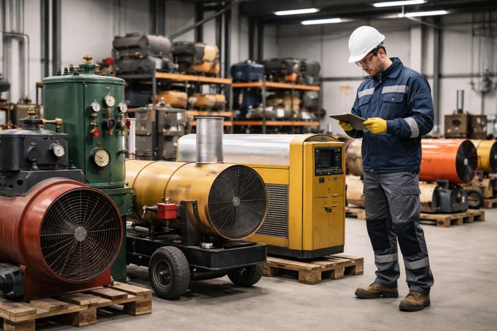 découvrez nos conseils pour choisir le meilleur chauffage industriel d'occasion adapté à vos besoins spécifiques, alliant performance et économie.