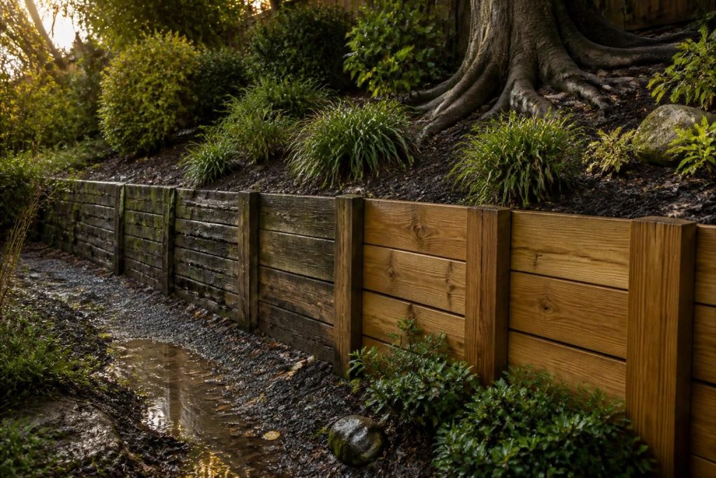 découvrez combien de temps dure un mur de soutènement en bois et les facteurs qui influencent sa longévité pour assurer la durabilité de vos aménagements.