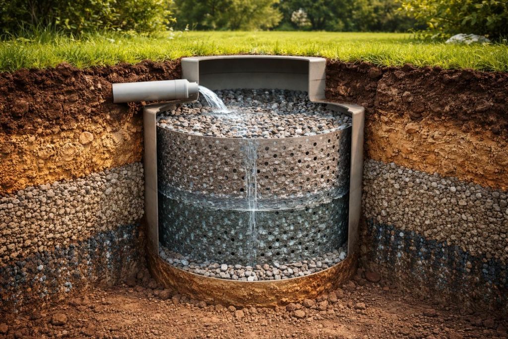découvrez le schéma d'un puits perdu et apprenez tout ce qu'il faut savoir sur son fonctionnement, son installation et son importance pour la gestion des eaux pluviales.