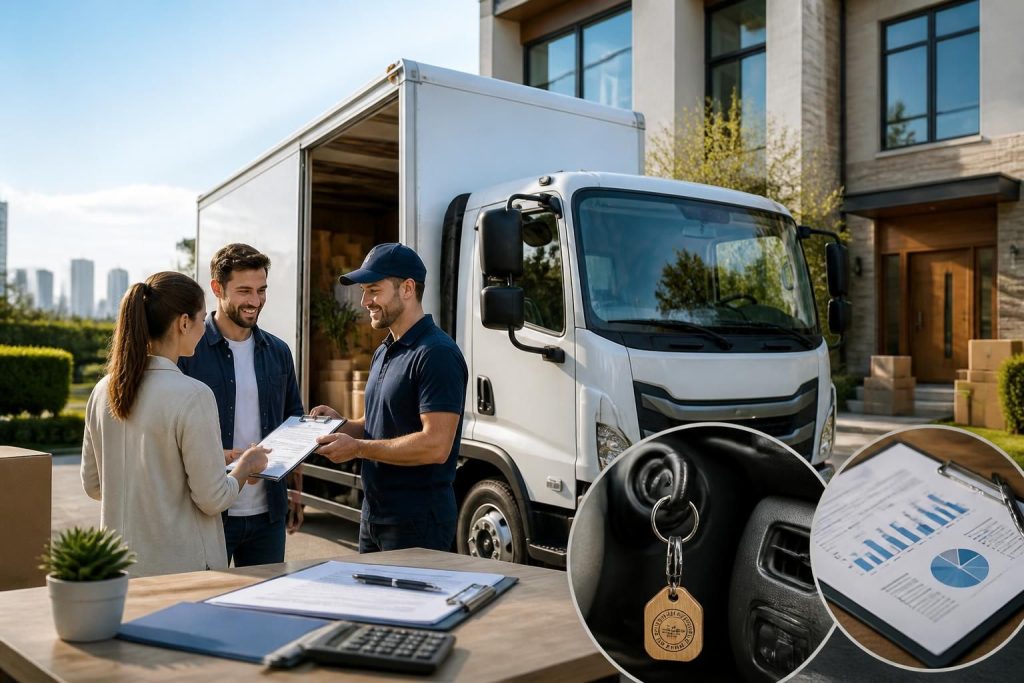 découvrez nos services de location de camion de déménagement avec assurances complètes, options de caution flexibles et informations claires sur la franchise pour un déménagement en toute sérénité.